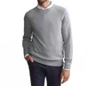 Rhone Dubliner Crewneck Sweater In Gray Heather In Gray