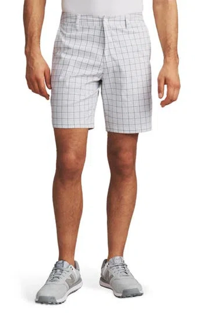 Rhone Dune Plaid Golf Shorts In White