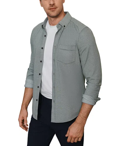 Rhone Effortless Oxford Button Down Shirt In Blue