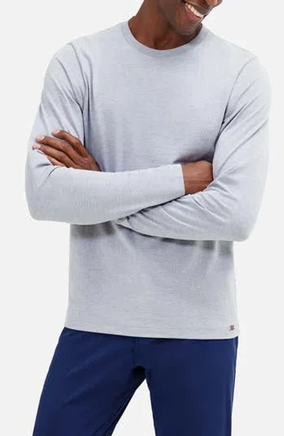 Rhone Element Long Sleeve Organic Cotton Blend T-shirt In Gray