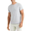 Rhone Element Organic Pima Cotton Blend Solid Performance Tee In Gray