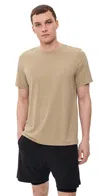 Rhone Elevated Modern Tee Teak Brown In Brown
