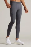 Rhone Elevation Compression Tights In Gray