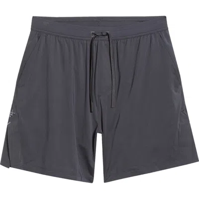 Rhone Endure 6-inch Lined Training Shorts In Gray