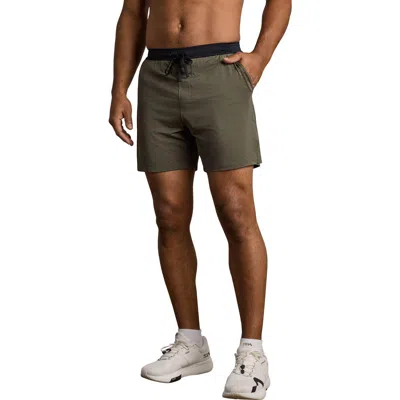Rhone Endure 6-inch Lined Training Shorts In Green