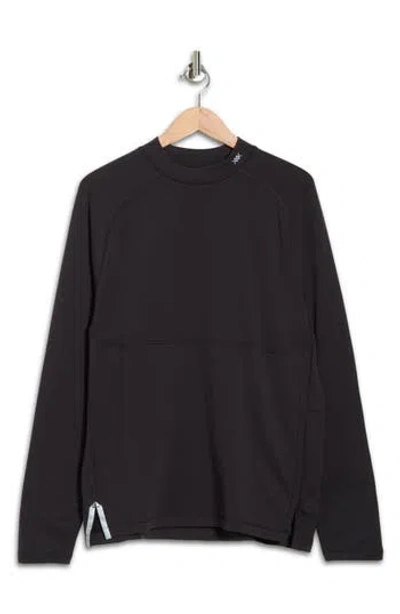 Rhone Extra Mile Fleece Pullover In Brown