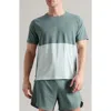Rhone Extra Mile Performance T-shirt In Sea Green/sea Glass Blue