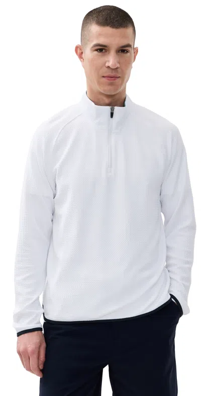 Rhone Founder's Golf 1/4 Zip Bright White