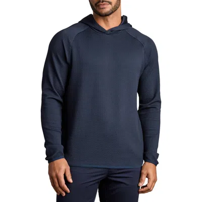 Rhone Founders Golf Hoodie In True Navy