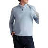 Rhone Founders Golf Quarter Zip In Blue
