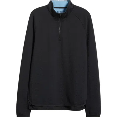 Rhone Founders Golf Quarter Zip In Black