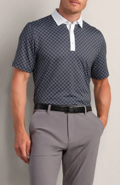 Rhone Golf Sport Geo Print Performance Polo In Multi
