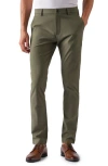 Rhone Gotham Slim Fit Water Repellent Pants In Green