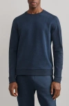 Rhone Heritage Midweight Crewneck Sweatshirt In Blue