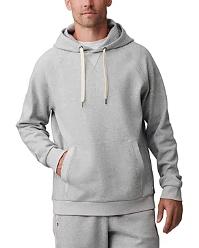 Rhone Heritage Midweight Full Zip Hoodie In Heather Gray