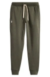 Rhone Heritage Midweight Joggers In Dark Moss Heather