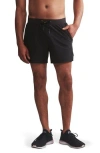 Rhone Invictus 5-inch Ripstop Shorts In Black