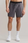 Rhone Invictus 7-inch Unlined Training Shorts In Gravel