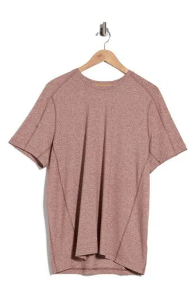 Rhone Invictus Perforated Performance T-shirt In Brown