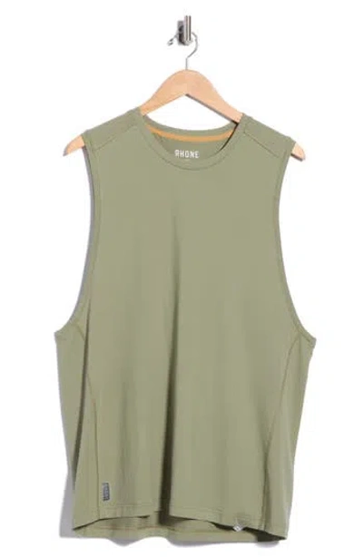 Rhone Invictus Training Sleeveless Performance Top In Green