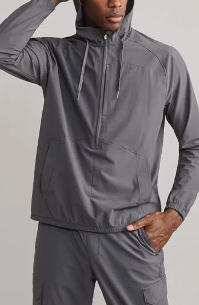 Rhone Invictus Water Repellent Ripstop Anorak In Gray