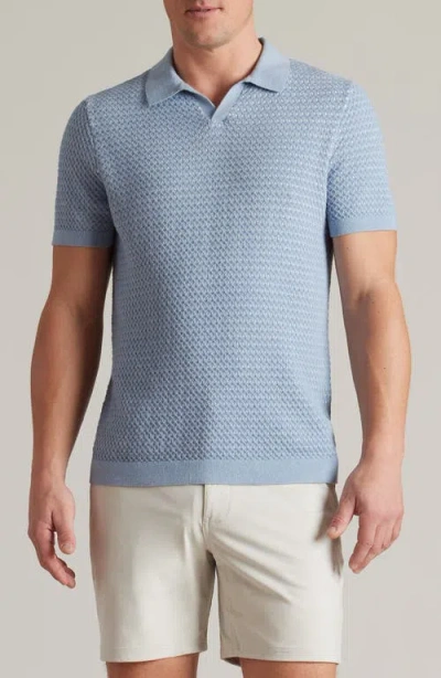 Rhone Johnny Collar Polo In Blue