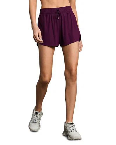 Rhone Lightspeed Drawstring Shorts In Purple