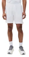 Rhone Lined Backspin Shorts 7 White