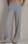 Rhone Livluxe Rib Wide Leg Pants In Gray