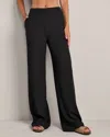 Rhone Revive Pleated Wide Leg Pants In Black