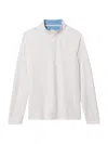Rhone Clubhouse Performance Quarter Snap Top In Bright White