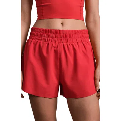 Rhone Mirage 3-inch Lined Recycled Polyester Running Shorts In Red
