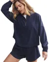 Rhone Mirage Anorak Pullover In Blue