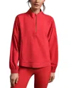Rhone Mirage Anorak Pullover In Red