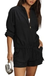 Rhone Mirage Zip Front Jacket In Black