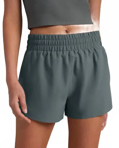 Rhone Mirage Lined Shorts In Green Smoke In Gray
