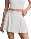 Rhone Mirage Pleated Skort In Snow White