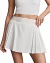 Rhone Mirage Pleated Skort In Snow White In White