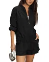 Rhone Mirage Zip Front Jacket In Black