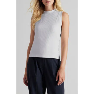 Rhone Modern Rib Knit Tank In Gray