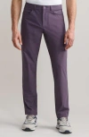 Rhone Momentum Water Repellent Flat Front Golf Pants In Purple