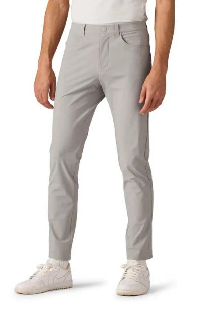 Rhone Momentum Water Repellent Flat Front Golf Pants In Fossil Gray