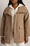 Rhone Monterey Water Repellent Quilted Jacket In Nude