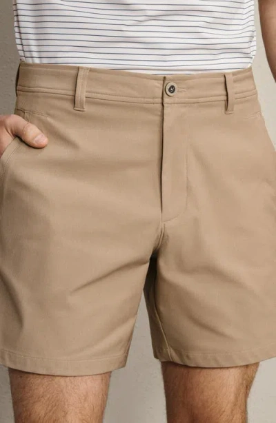 Rhone Nomad 7-inch Tech Chino Shorts In Brown