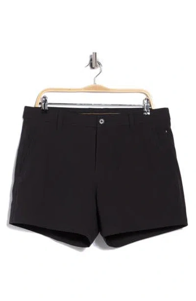 Rhone Nomad Tech Chino Shorts In Black