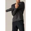Rhone Ooo Goldfusion™ Crewneck T-shirt In Asphalt
