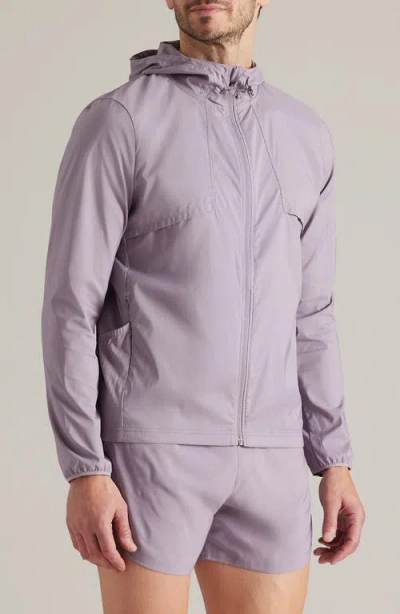 Rhone Outpace Full Zip Jacket In Purple