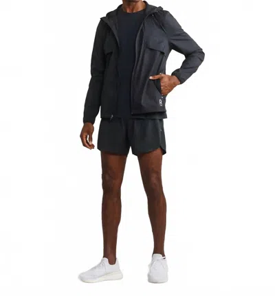 RHONE OUTPACE FULL ZIP JACKET IN BLACK