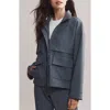 Shop Rhone Outplay Water Repellent Jacket In Blue Slate