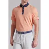Rhone Performance Golf Polo In Pink